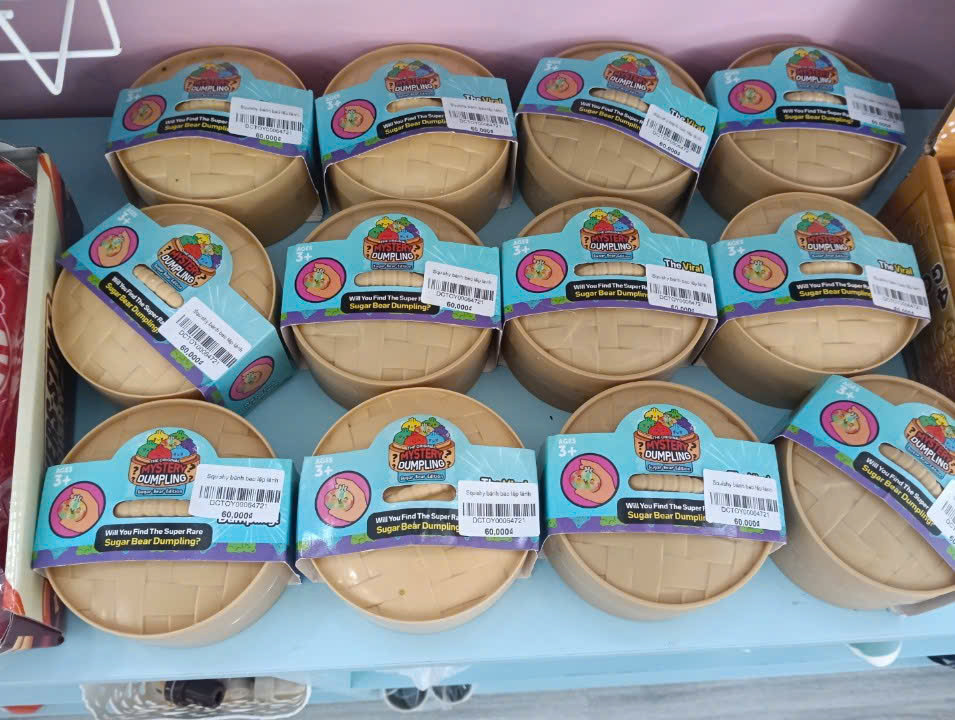 Squishy bánh bao lấp lánh